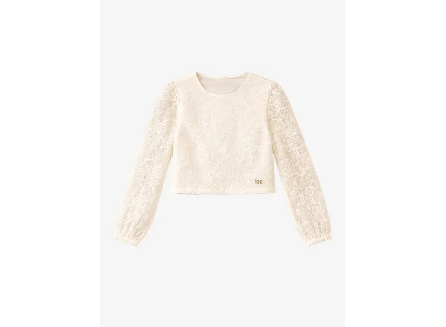 Dana Top  Off White Meisjes Top