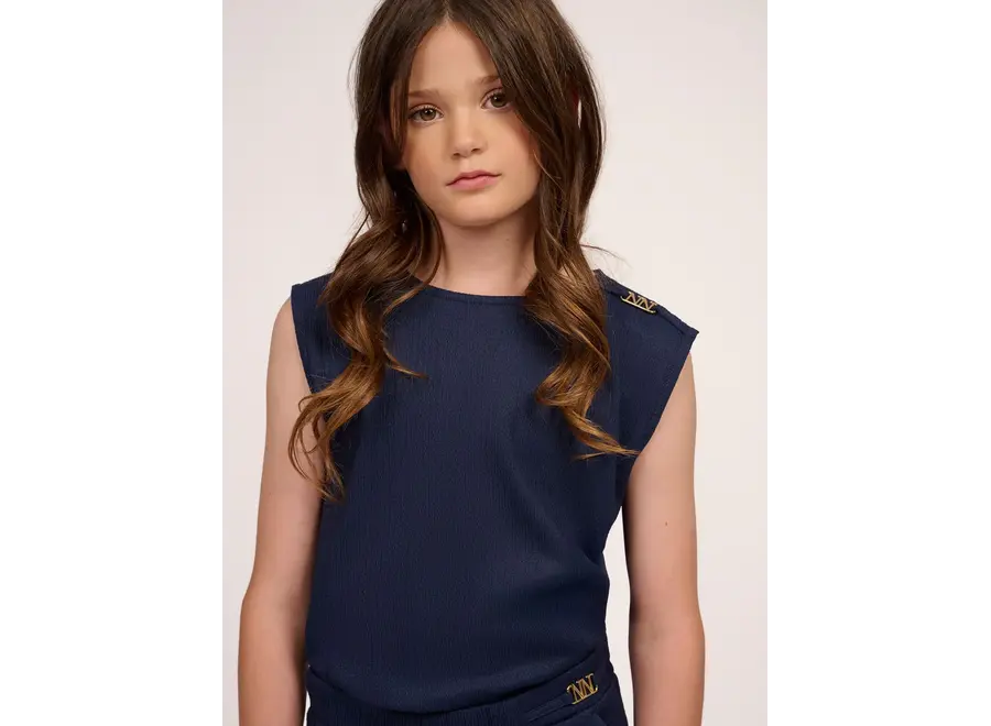 Milly Top  Blue Iris Meisjes Top