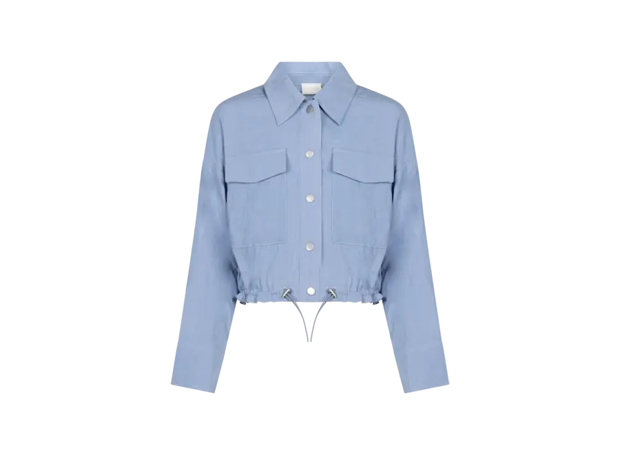 Kamie Vis 523  Dusty Lavender Meisjes Blouse 164