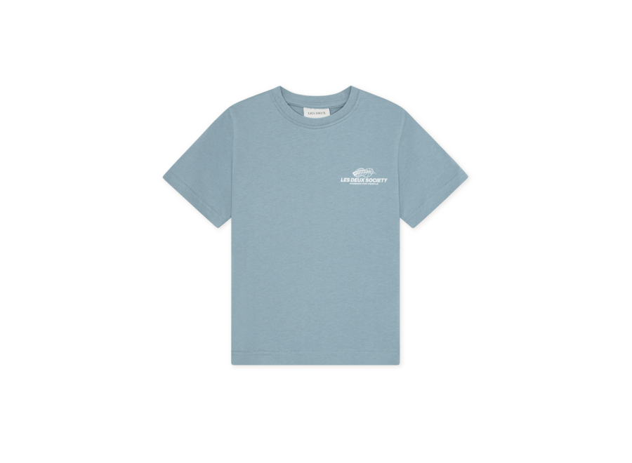 Exhibition T-Shirt  Faded Denim Blue Jongens T-Shirt