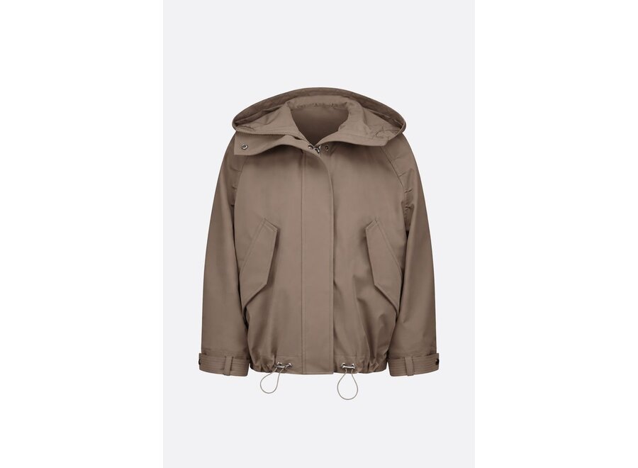 Oversized Softshell Jacket Walnut Meisjes Jas