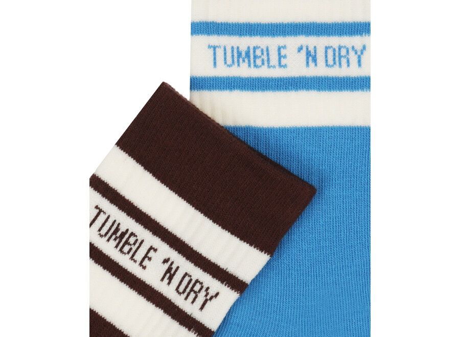 TND Tumble Socks colour 2-pack  Swedish Blue Jongens  Sokken