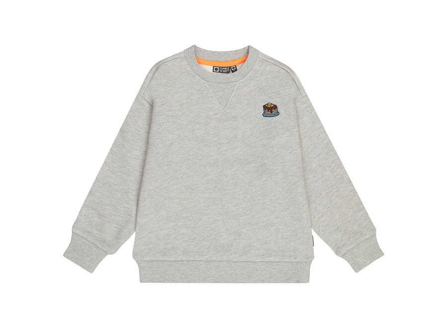 TND Durham  Light Grey Melange Jongens  Trui