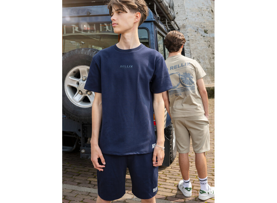 T-Shirt Rellix Backprint   Sand Dust Jongens T-shirt