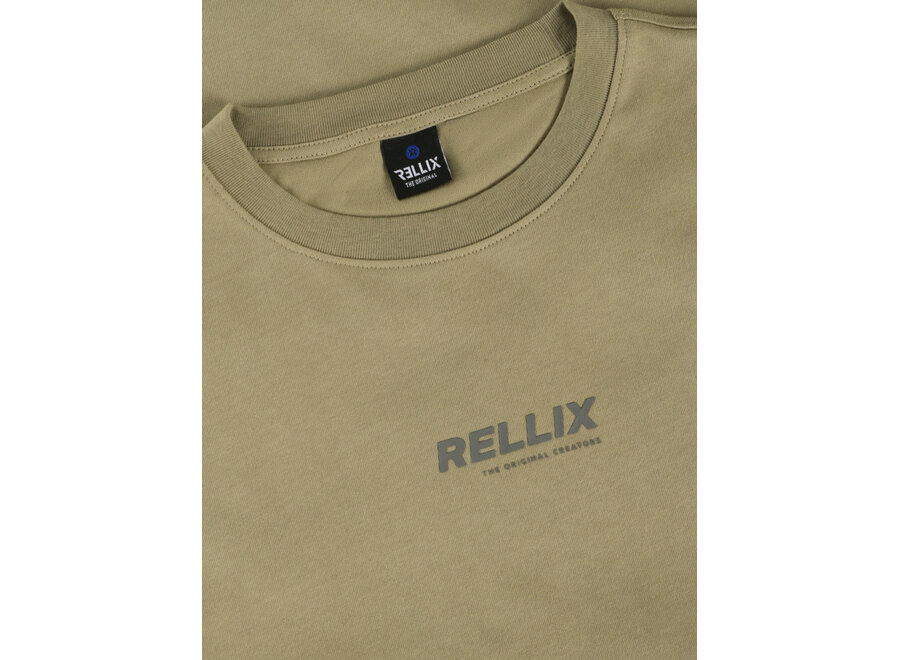 T-Shirt Rellix Backprint   Sand Dust Jongens T-shirt