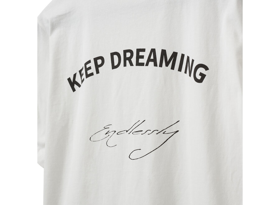 VeraSY T-shirt  Off White - Black Meisjes T-shirt