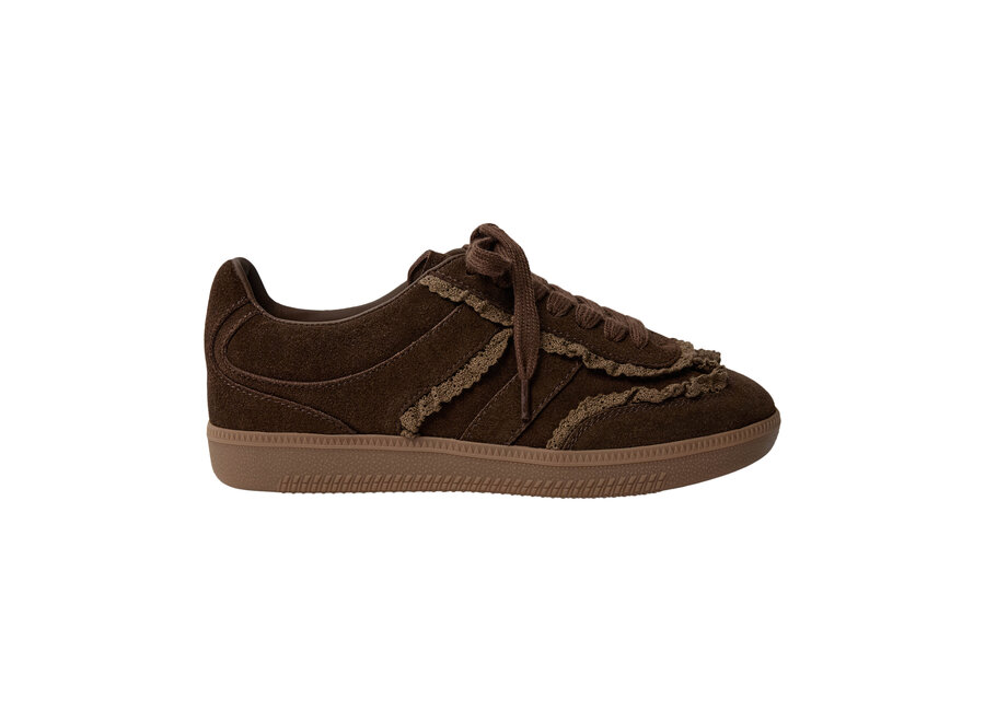 Eviasy Sneaker  Dark Brown Meisjes Sneaker