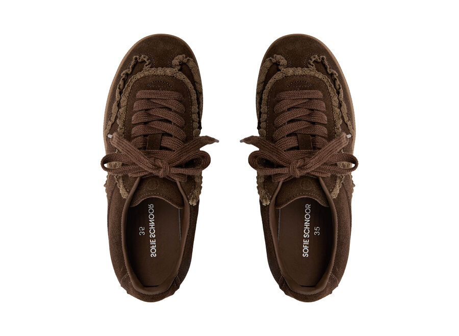 Eviasy Sneaker G263801 7080 Dark Brown Meisjes Sneaker