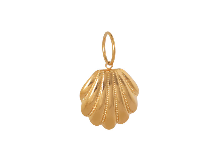 Shell Charm Gold