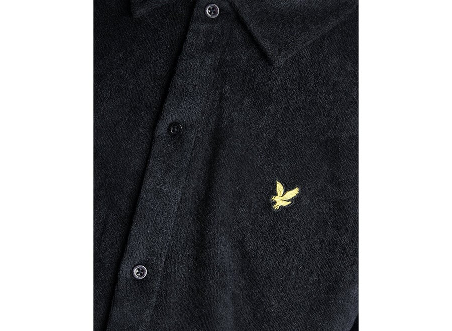 SS Towelling Shirt   Dark Navy  Jongens T-shirt