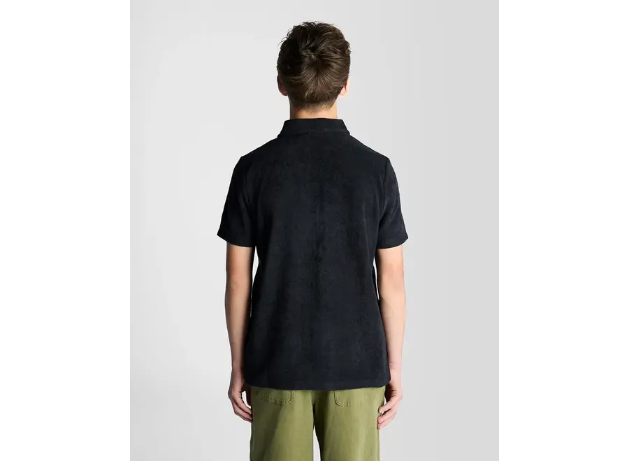 SS Towelling Shirt   Dark Navy  Jongens T-shirt