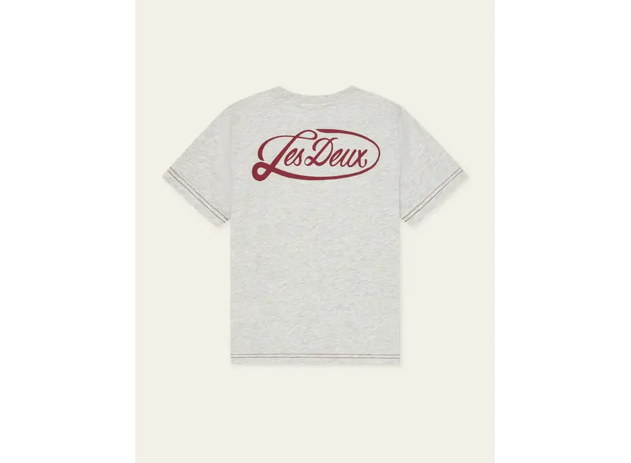 Contrast T-Shirt    Snow Melange Jongens T-shirt