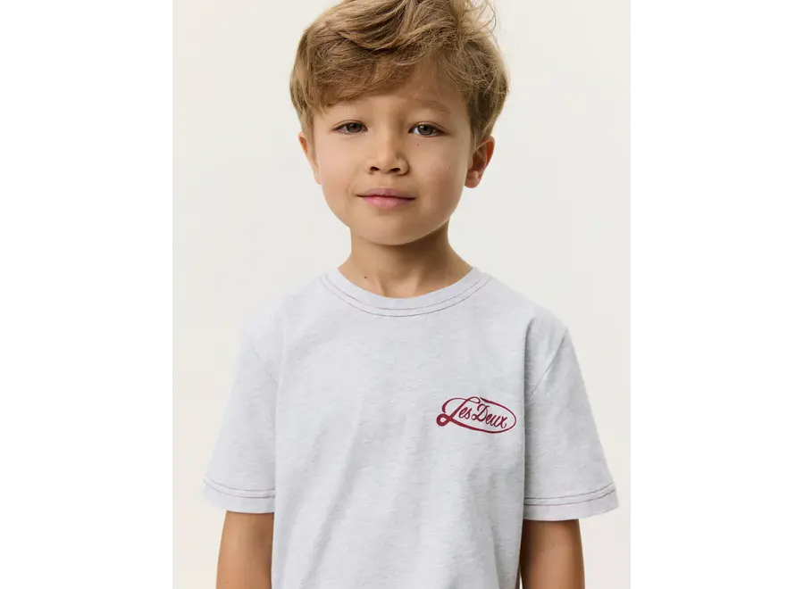 Contrast T-Shirt  Snow Melange Jongens T-shirt