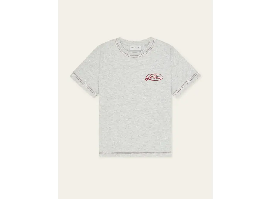 Contrast T-Shirt    Snow Melange Jongens T-shirt