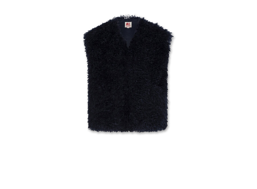 Jamba Teddy Bodywarmer   Classic Navy Meisjes Bodywarmer