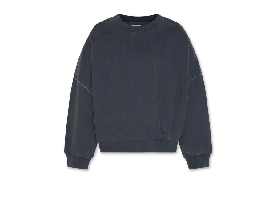 Lys Sweater Square Cosy  Dark Slate Meisjes Trui
