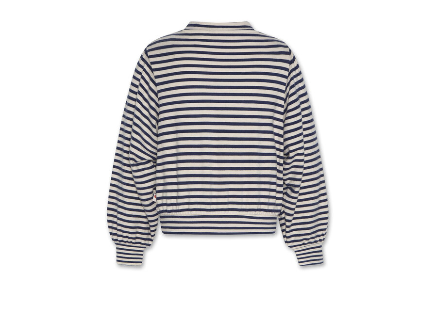 Sol T-Shirt Stripe   Indigo Meisjes Trui