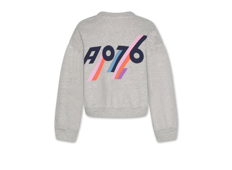 Noemi Sweater   Grey Melange Meisjes Trui