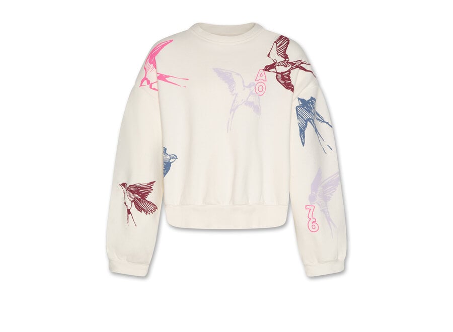 Noemi Sweater Swallow   Ivory Meisjes Trui