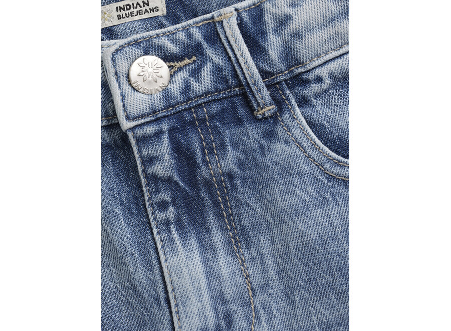 Wide Fit Medium Denim   Blue Meisjes Jeans