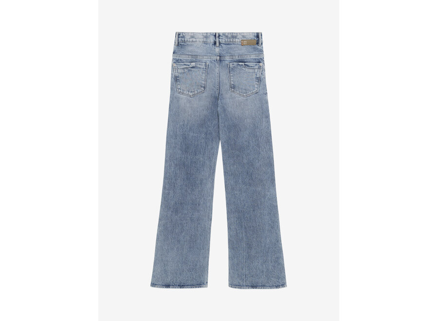 Wide Fit Medium Denim   Blue Meisjes Jeans
