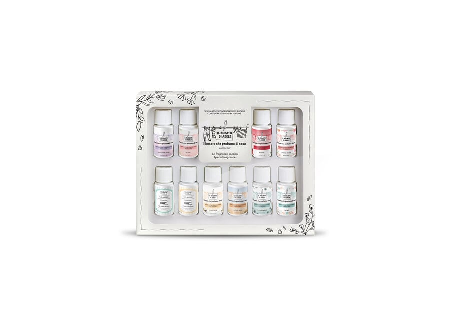 Wasparfum Cadeauset 10x20ml Il Bucato di Adele  Mod B Speciale Geuren NL-KIT220ML