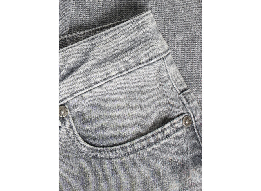 Straight Fit Jeans  Used Grey Denim Jongens  Jeans