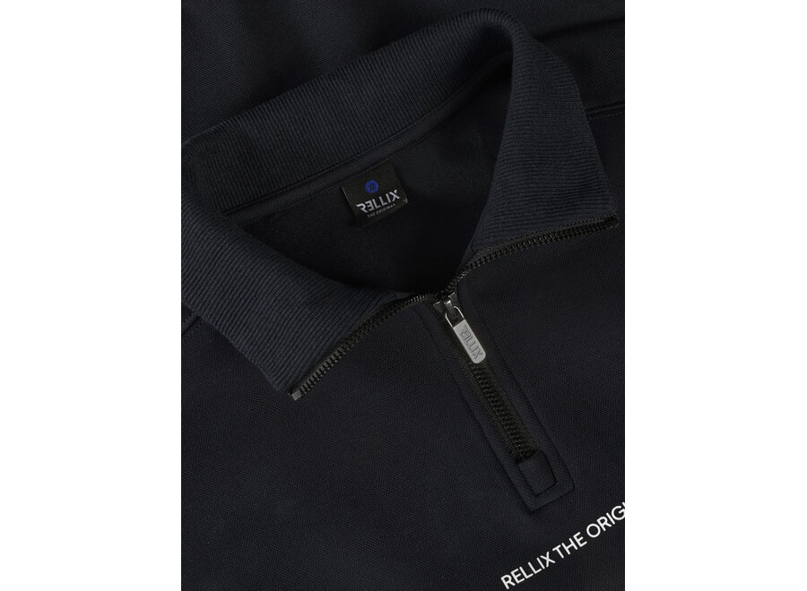 Sweater Rellix Zip  Navy Jongens  Vest