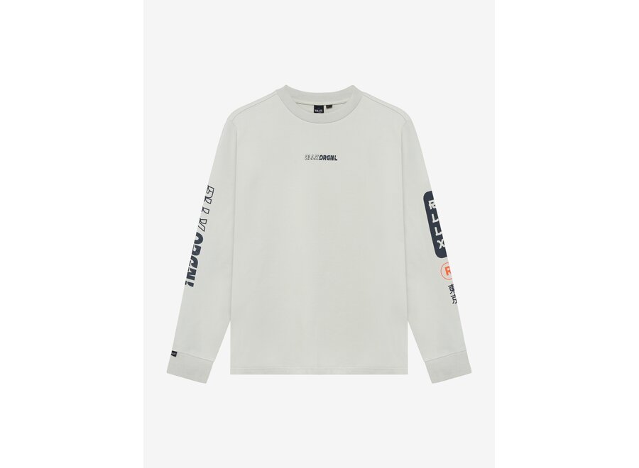 T-Shirt LS Rellix   Dusty Kit Jongens  Longsleeve