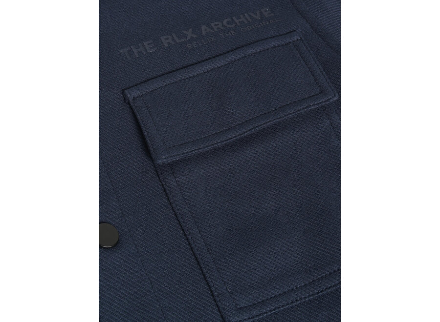 Shirt Jacket Rellix Twill  Navy Jongens  Jas