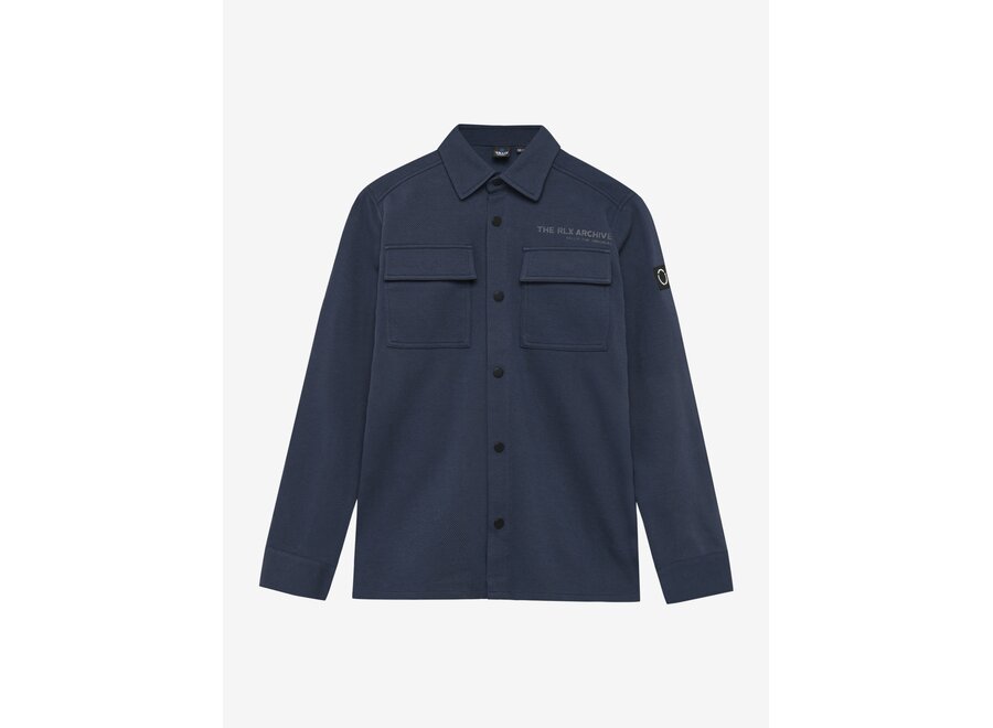 Shirt Jacket Rellix Twill  Navy Jongens  Jas