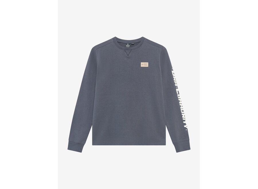 T-Shirt LS AW Sleeve  Mid Grey Jongens  Longsleeve