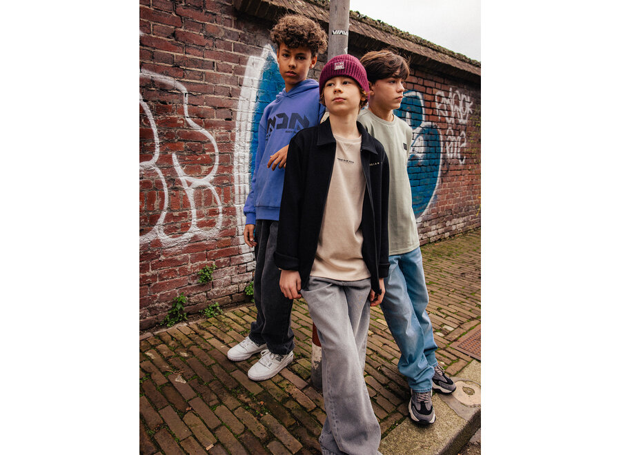 Shirt Jacket Structure  Antra Ash Jongens  Jasje