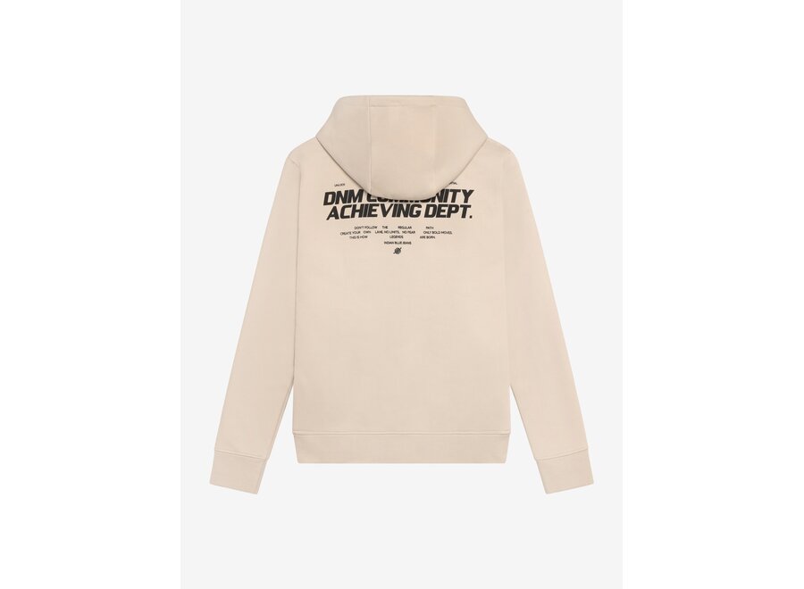 Hooded Zip Jacket Brushed  Pale Sand  Jongens  Vest
