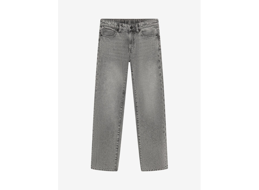 Wide Loose Fit Grey Jeans  Light Grey Denim Jongens  Jeans