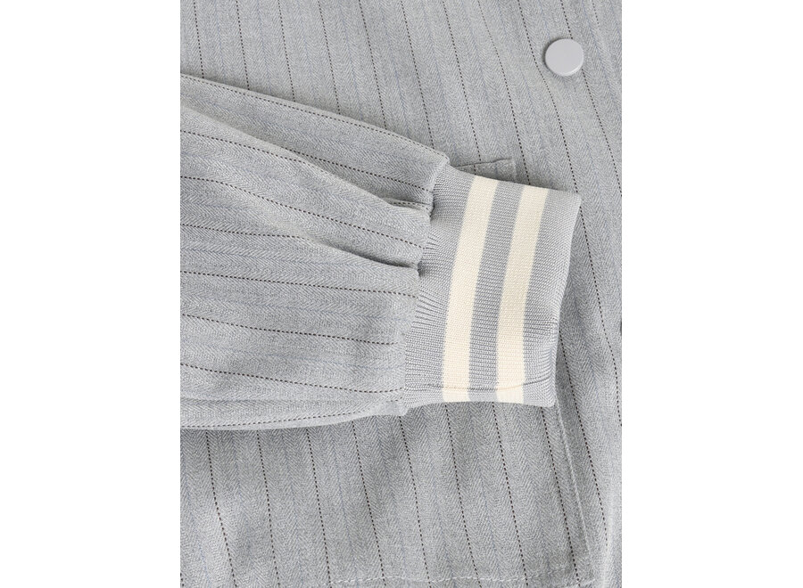 Jacket Pinstripe  Stone Grey Meisjes  Jasje