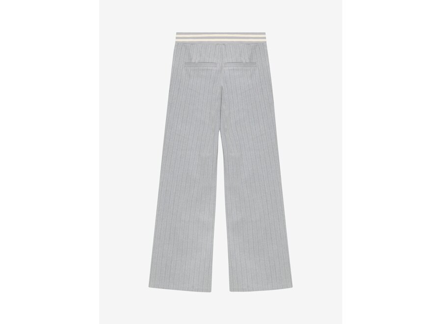 Pants Extra Wide Pinstripe  Stone Grey Meisjes  Broek