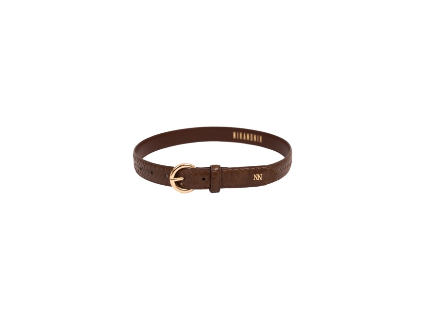Braided Belt  Chestnut Meisjes Riem