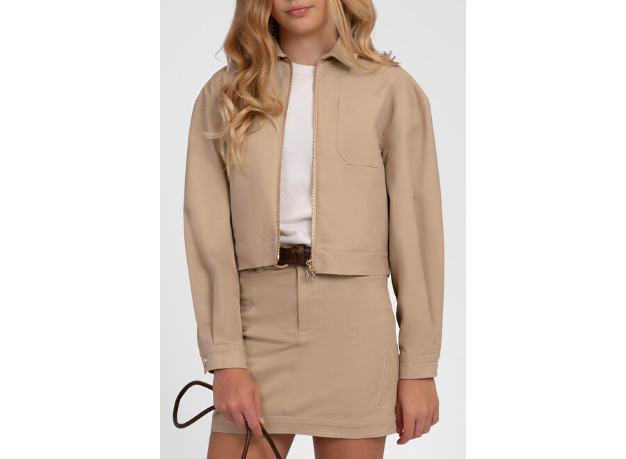 Saar Twill Skirt  Coffee Cream Meisjes Rokje
