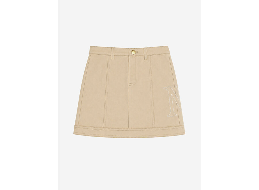 Saar Twill Skirt  Coffee Cream Meisjes Rokje