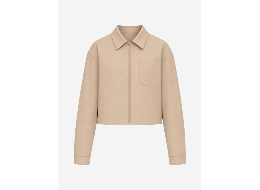 Saar Twill Jacket  Coffee Cream Meisjes Jasje