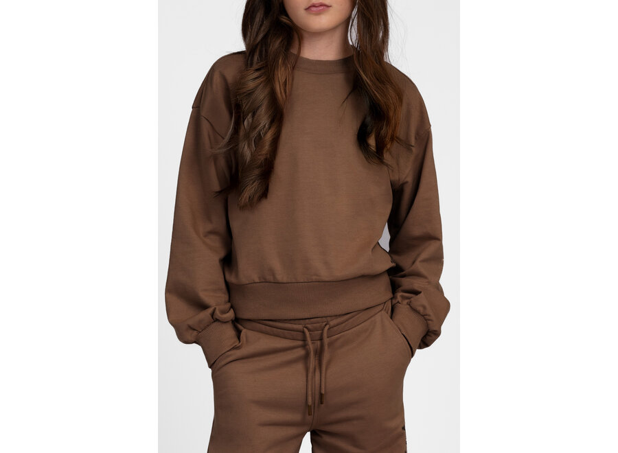 Stephia Sweatshirt  Chestnut Meisjes Trui