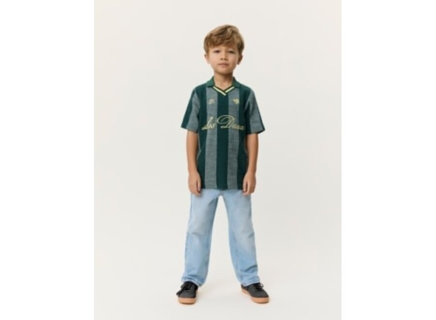 Jacquard Football Jersey Kids  Pine Green Jongens T-shirt