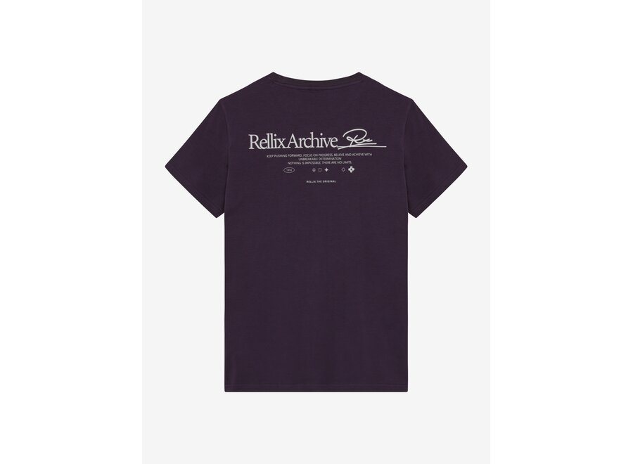 T-Shirt Rellix Backprint  Gothic Grape Jongens T-shirt
