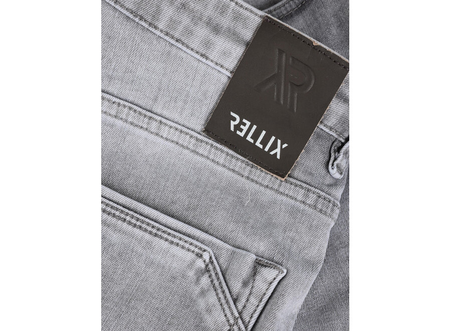 2411 Loose Tapered Fit  Used Grey Denim Jongens Jeans