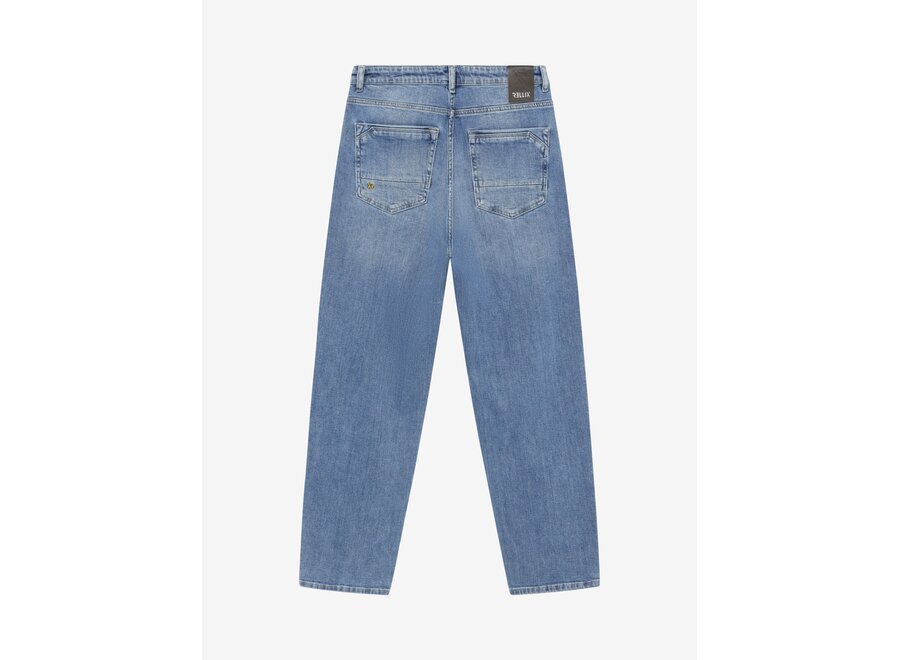 2410 Loose Tapered Fit Jeans  Medium Denim Jongens Jeans