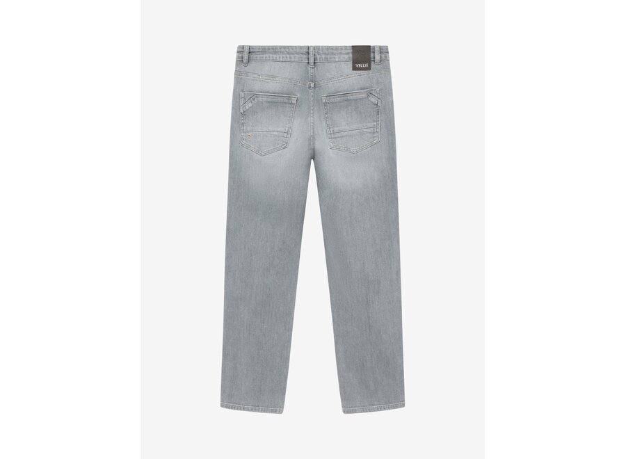 2613 Straight Wide Fit Jeans Used Grey Denim Jongens Jeans
