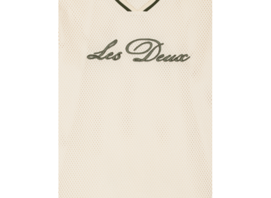 Mesh LS T-Shirt KIDS  Ivory Jongens Longsleeve