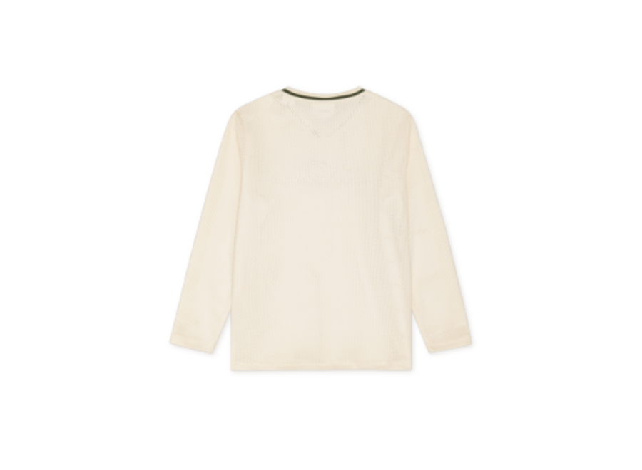 Mesh LS T-Shirt KIDS  Ivory Jongens Longsleeve