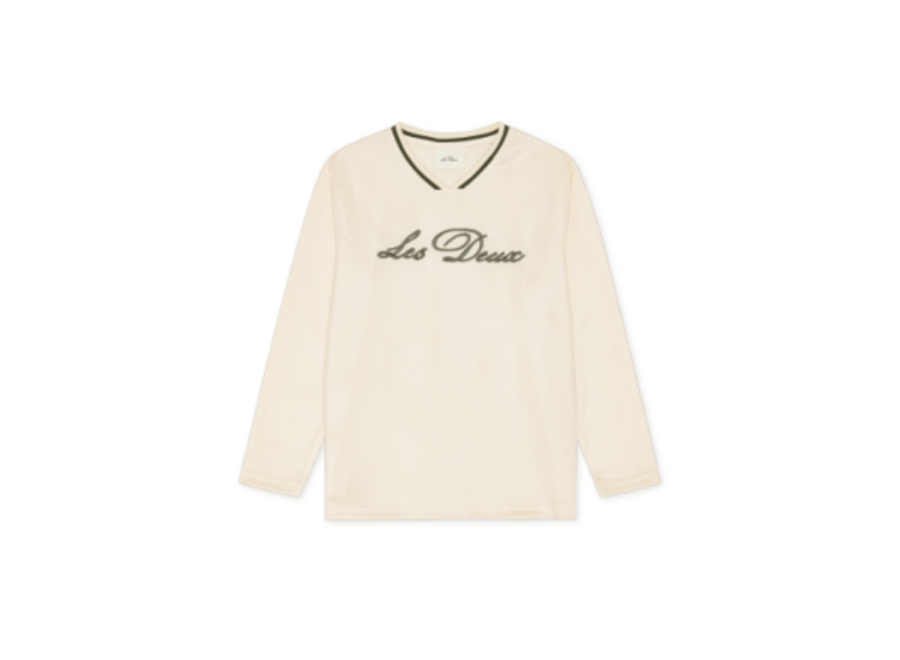Mesh LS T-Shirt KIDS  Ivory Jongens Longsleeve